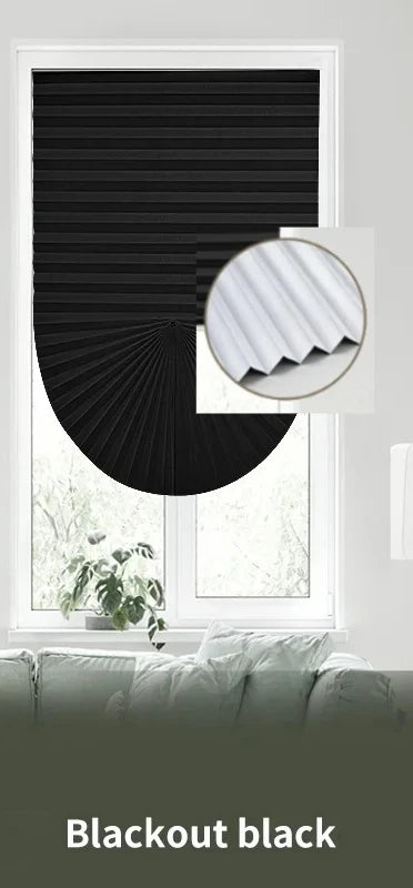 Self-Adhesive Pleated Window Blinds | Cordless No-Drill Shades