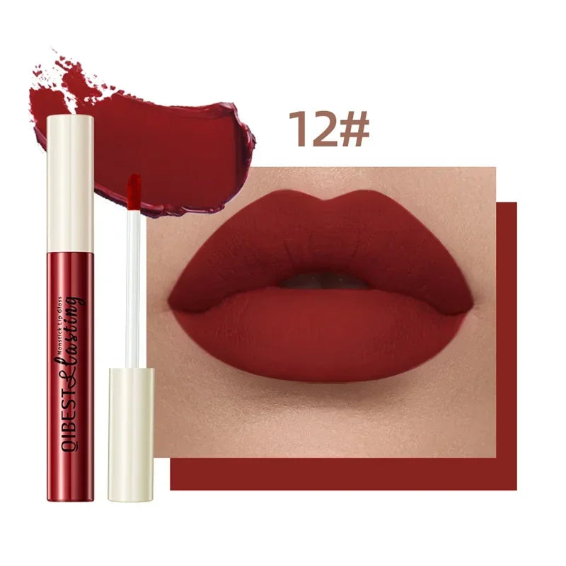 24-Color Matte Liquid Lipstick – Waterproof Velvet Lip Gloss Set