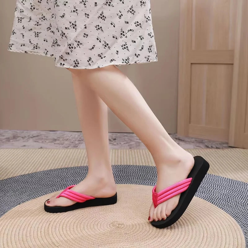Women's Flat Flip Flop Sandals – Lightweight EVA Summer Slides