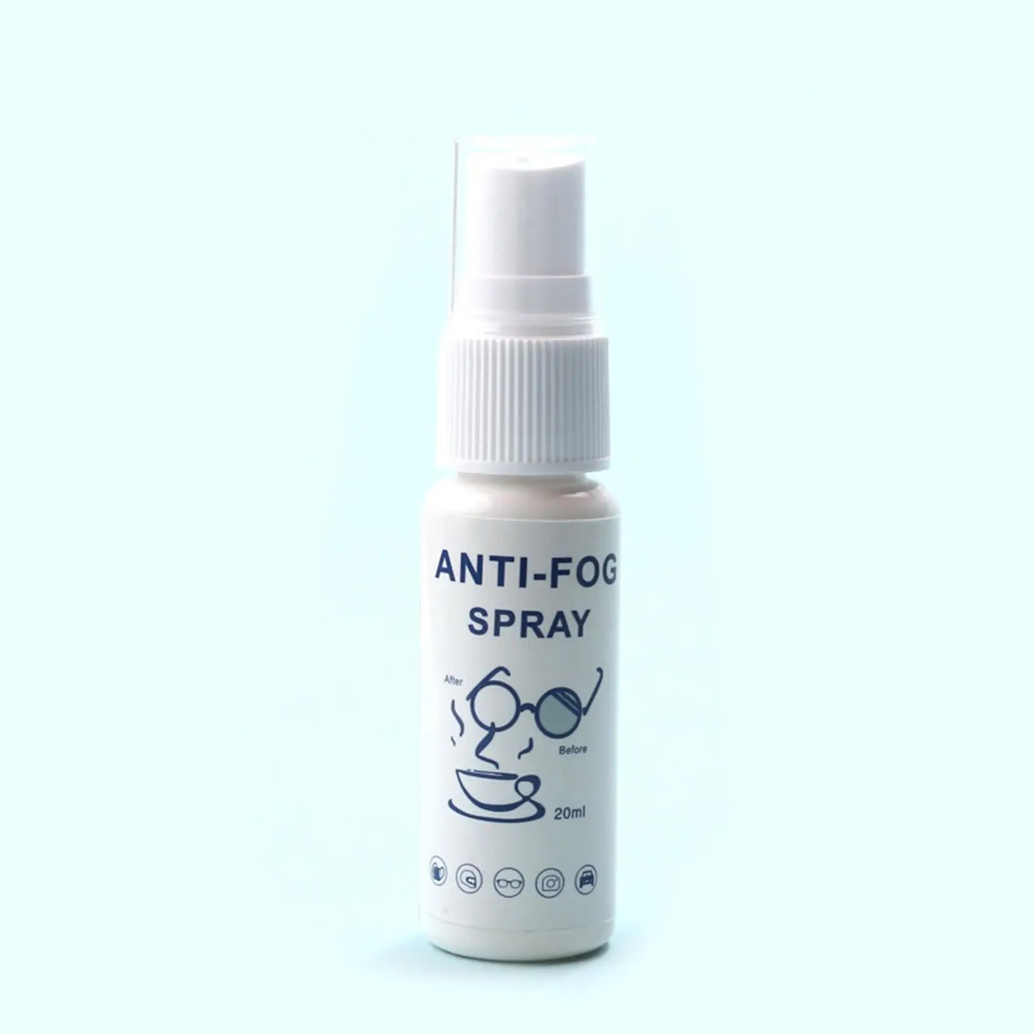 Anti-Fog Spray 20ml – Goggles, Glasses & Windshield Defogger