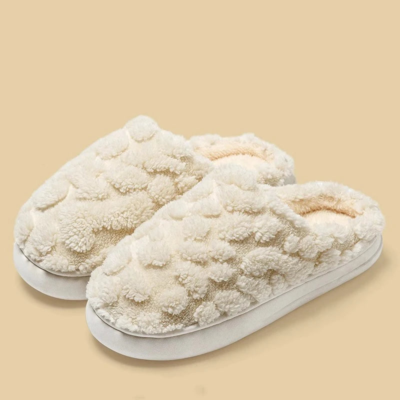 Winter Cotton Slippers | Warm Non-Slip Indoor House Shoes