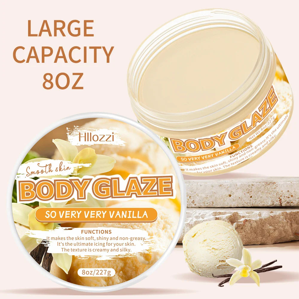 Vanilla Body Glaze – Moisturizing Face & Body Nourishing Cream