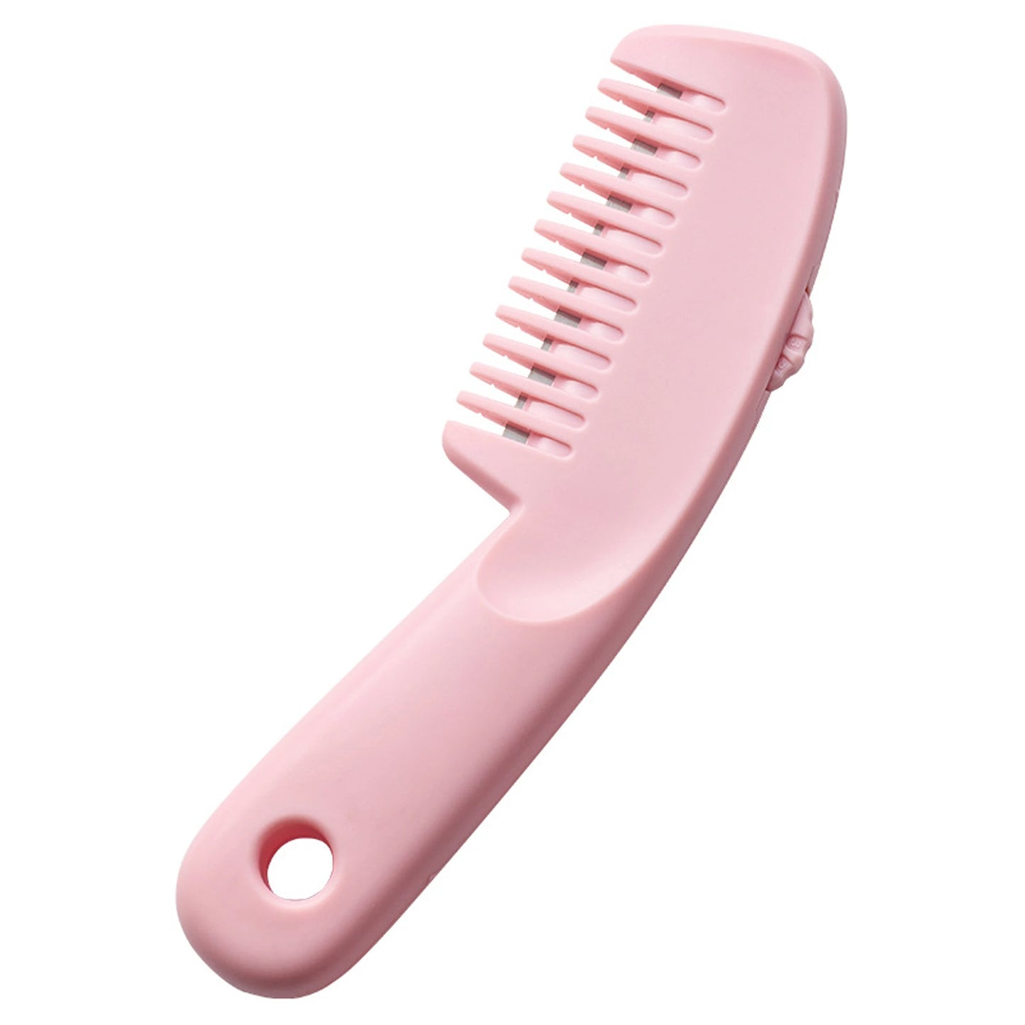 New Home Hair Cutting Thinning Razor Combs Women Bangs Trimmer Professional Hair Shaping Styling Tools for Portable Hair Clipper Peaceful Pleasures Health and Wellness Pink