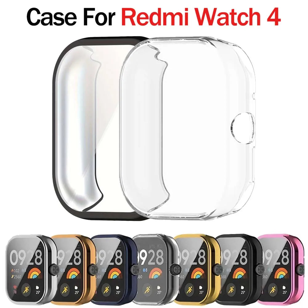 For Redmi Watch 4 TPU Soft Cover Protective Electroplated Protector Case Peaceful Pleasures Health and Wellness