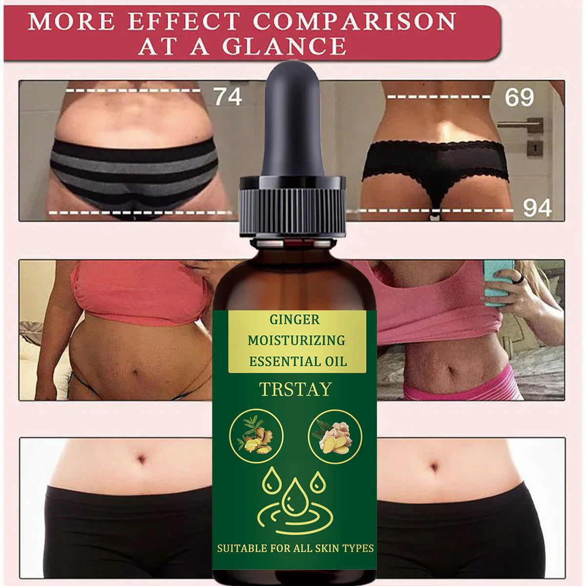 7 Days Ginger Slimming Massage Oil – Body Firming & Toning
