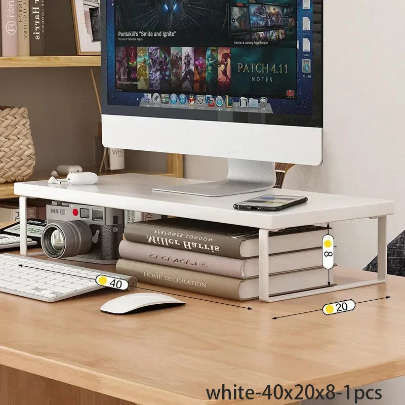 Wooden Monitor Stand & Desk Organiser – 2 Sizes
