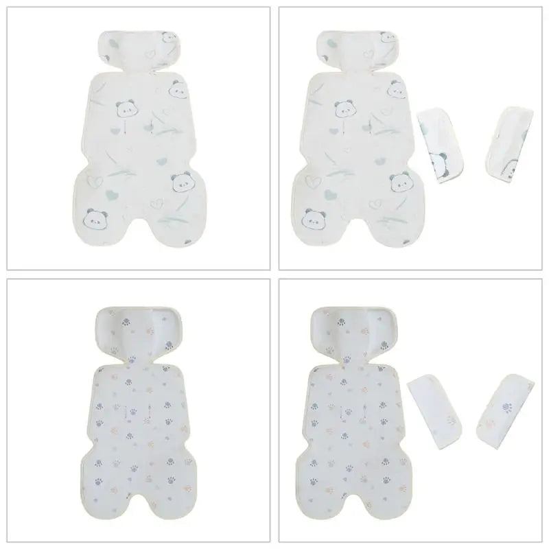 Baby Stroller Cooling Pad Ice Silk Liner – Breathable Summer Cushion