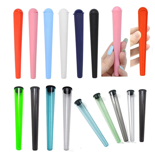 10Pcs/Lot 115mm KING SIZE Pill Box Plastic Tubes Storage Holder 118mm Cig Paper Sealed Container Accessories Peaceful Pleasures Health and Wellness