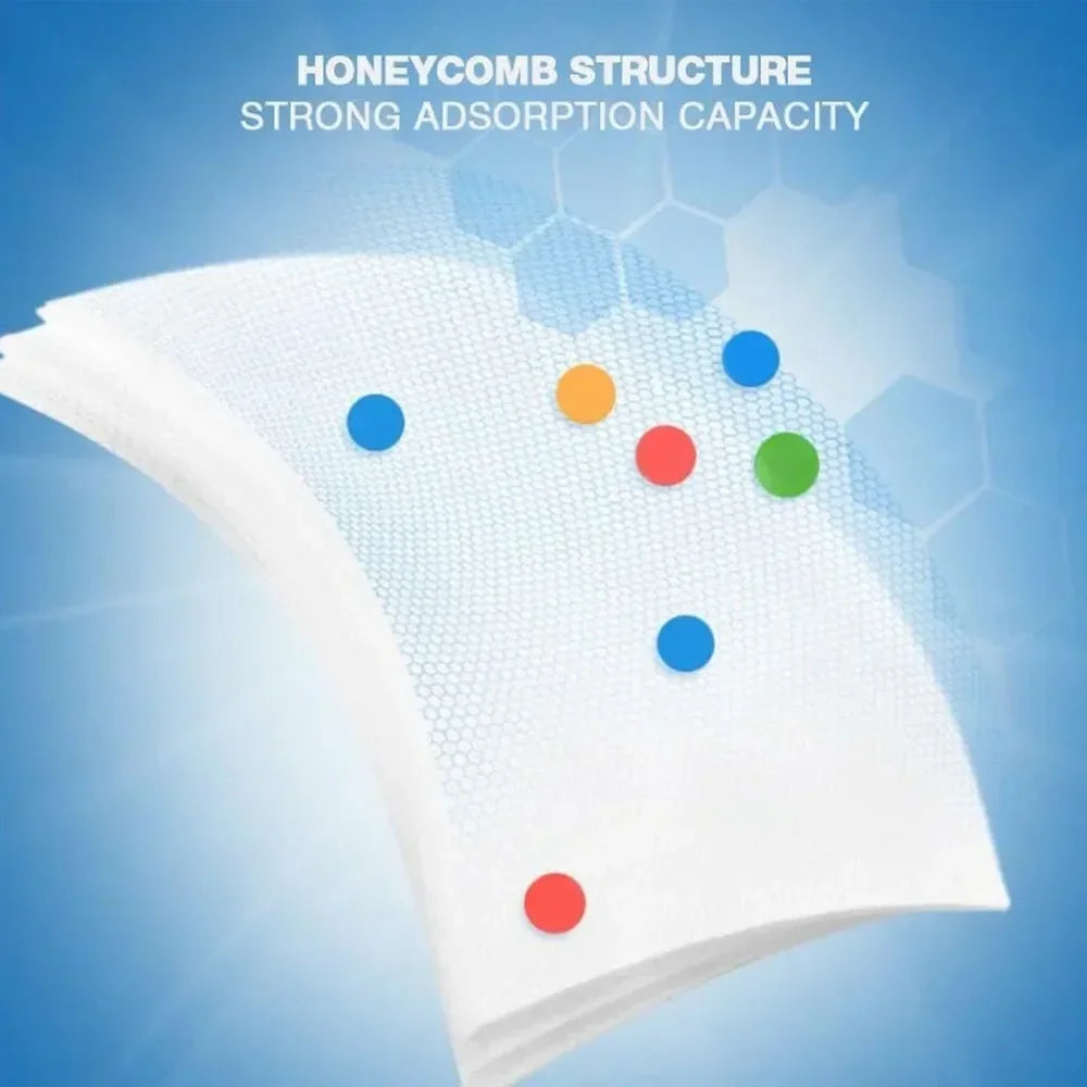 Color Catcher Sheets for Laundry – Dye Absorbing (50–200 pcs)