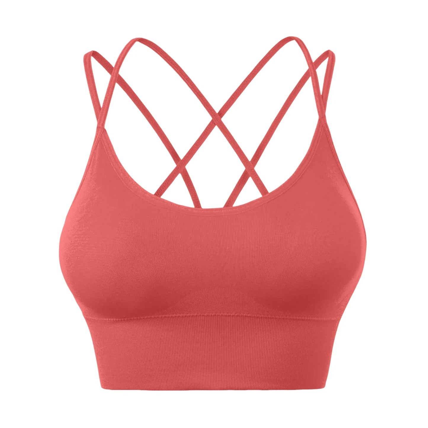 Women's Wirefree Crisscross Sports Bra – Yoga & Running