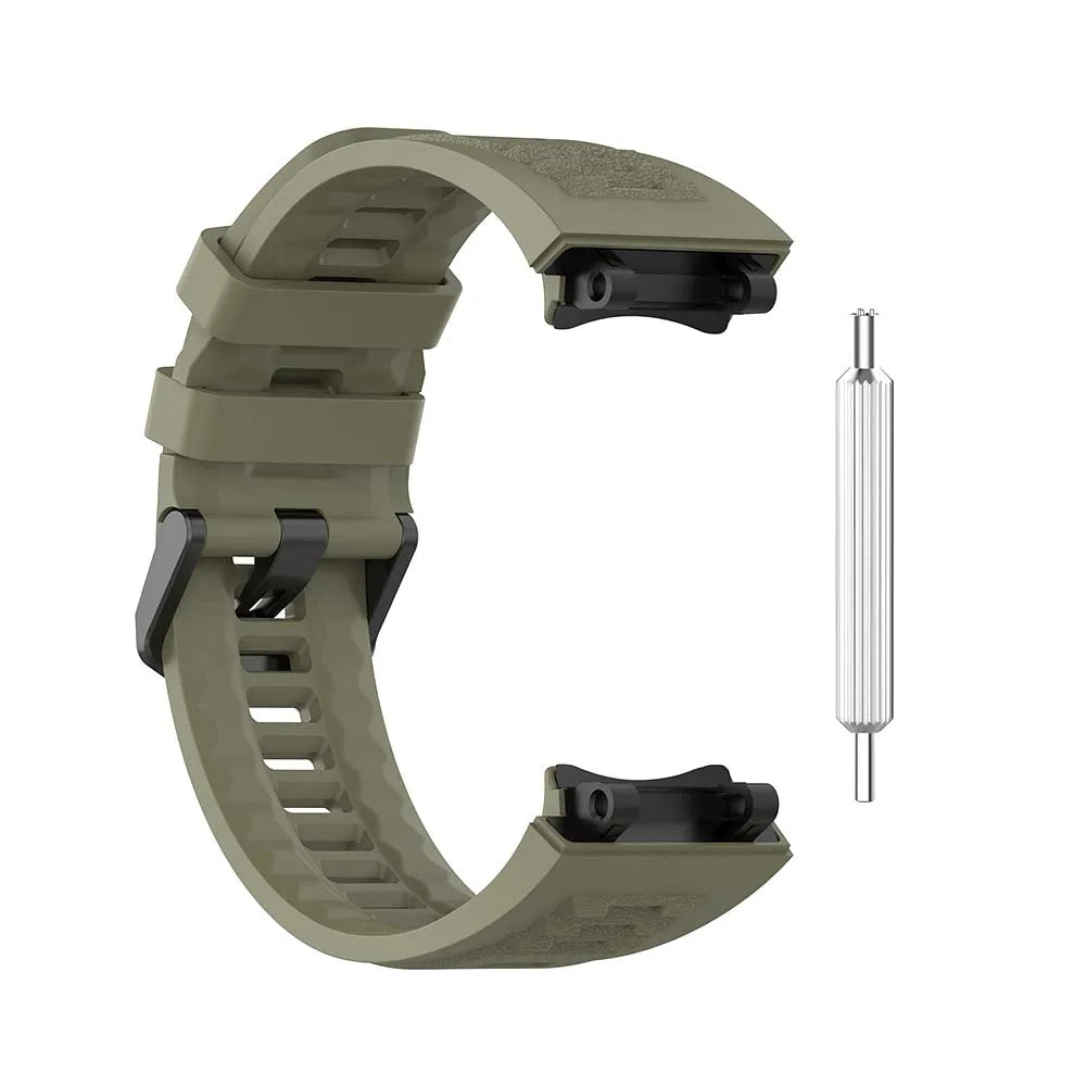 Watchband for Amazfit T-Rex 2 Silicone Strap Adjustable for Amazfit T-Rex 2 Smartwatch Replacement Accessories Peaceful Pleasures Health and Wellness green For Amazfit T-Rex 2