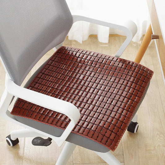 Bamboo Cool Seat Mat – Breathable Car Chair & Sofa Cushion Bamboo Seat Cushion Peaceful Pleasures Health and Wellness