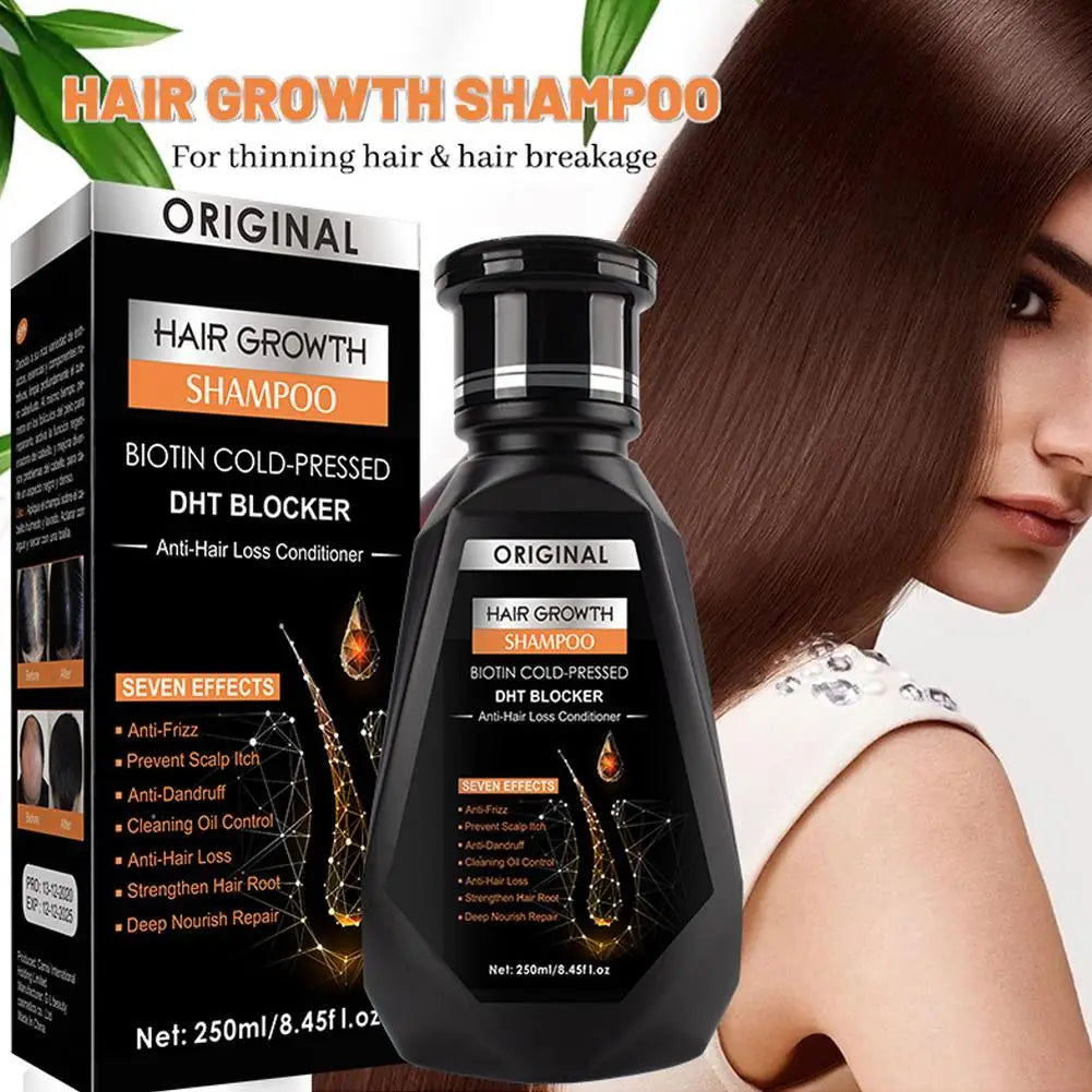 Ginger Hair Growth Shampoo Deep Cleaning Relieves Itching Stimulates Hair Follicles and Accelerates Hair Growth Shampoo Peaceful Pleasures Health and Wellness