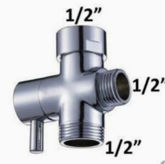 High-Pressure Bidet Spray Gun & Triangle Valve Bathroom Kit
