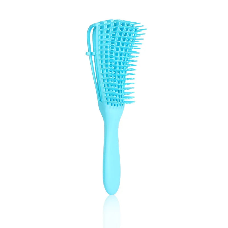 Octopus Wide Tooth Detangling Shampoo Comb | TPEE Hair Comb Hair Detangling Comb Peaceful Pleasures Health and Wellness SKY BLUE