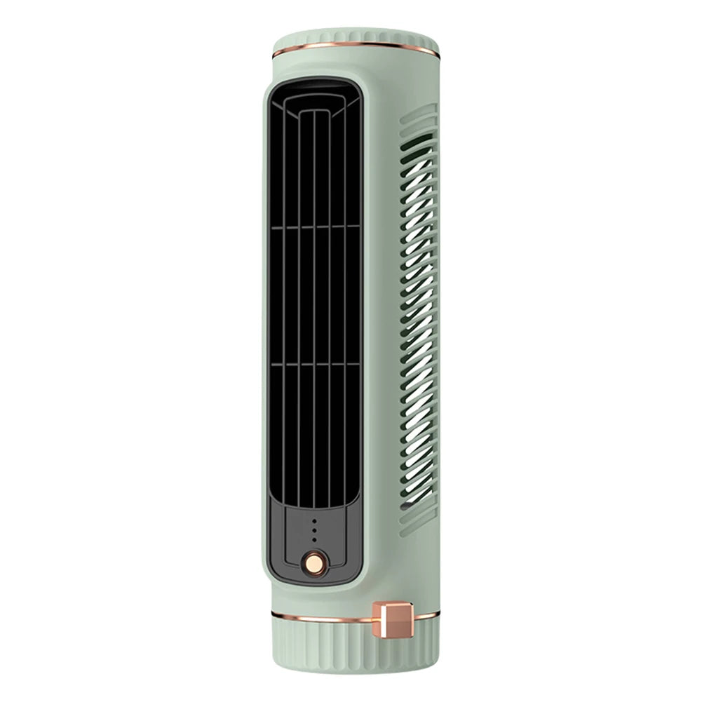 USB Rechargeable Desk Tower Fan 3 Speeds Quiet for Camping & Outdoors Peaceful Pleasures Health and Wellness C United States