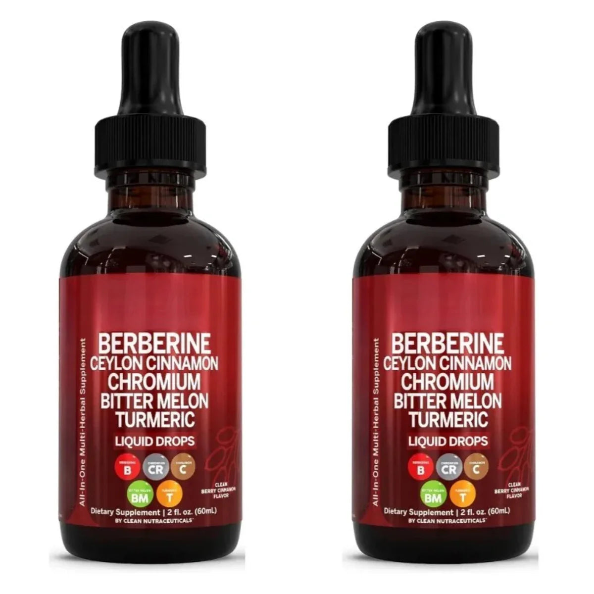 Organic Ceylon Cinnamon & Turmeric Drops – Non-GMO, Vegan