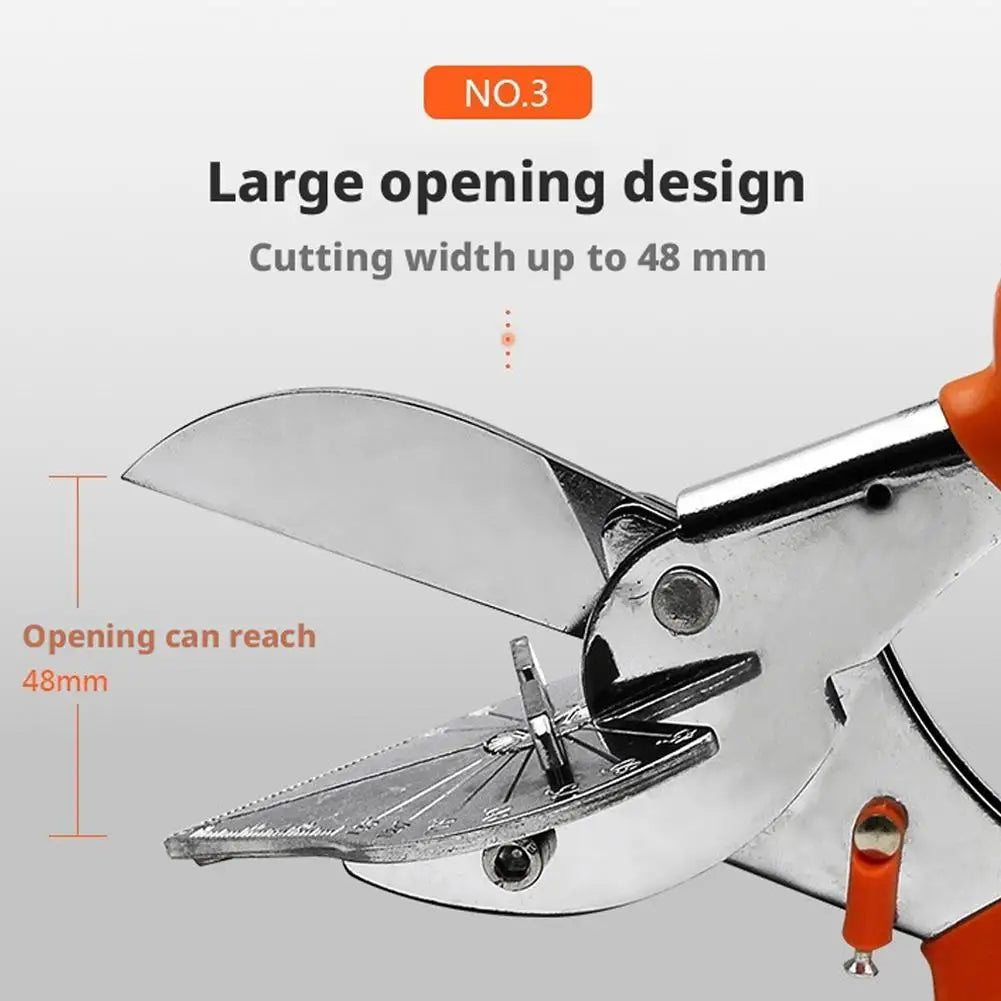 Multi-Angle Miter Shear Cutter | Adjustable 45°–135° DIY Tool