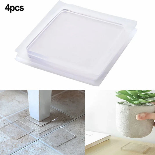 Transparent Anti Vibration Shock Absorbing Pad Mat Washing Machine Peaceful Pleasures Health and Wellness