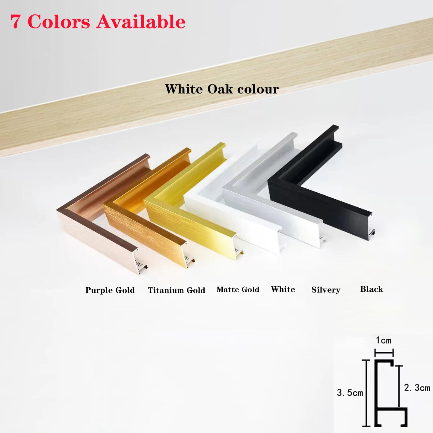 Aluminum Alloy Floating Canvas Frame Narrow Edge Metal Painting Frame Simple Wall Art can be Custom Large Size Peaceful Pleasures Health and Wellness