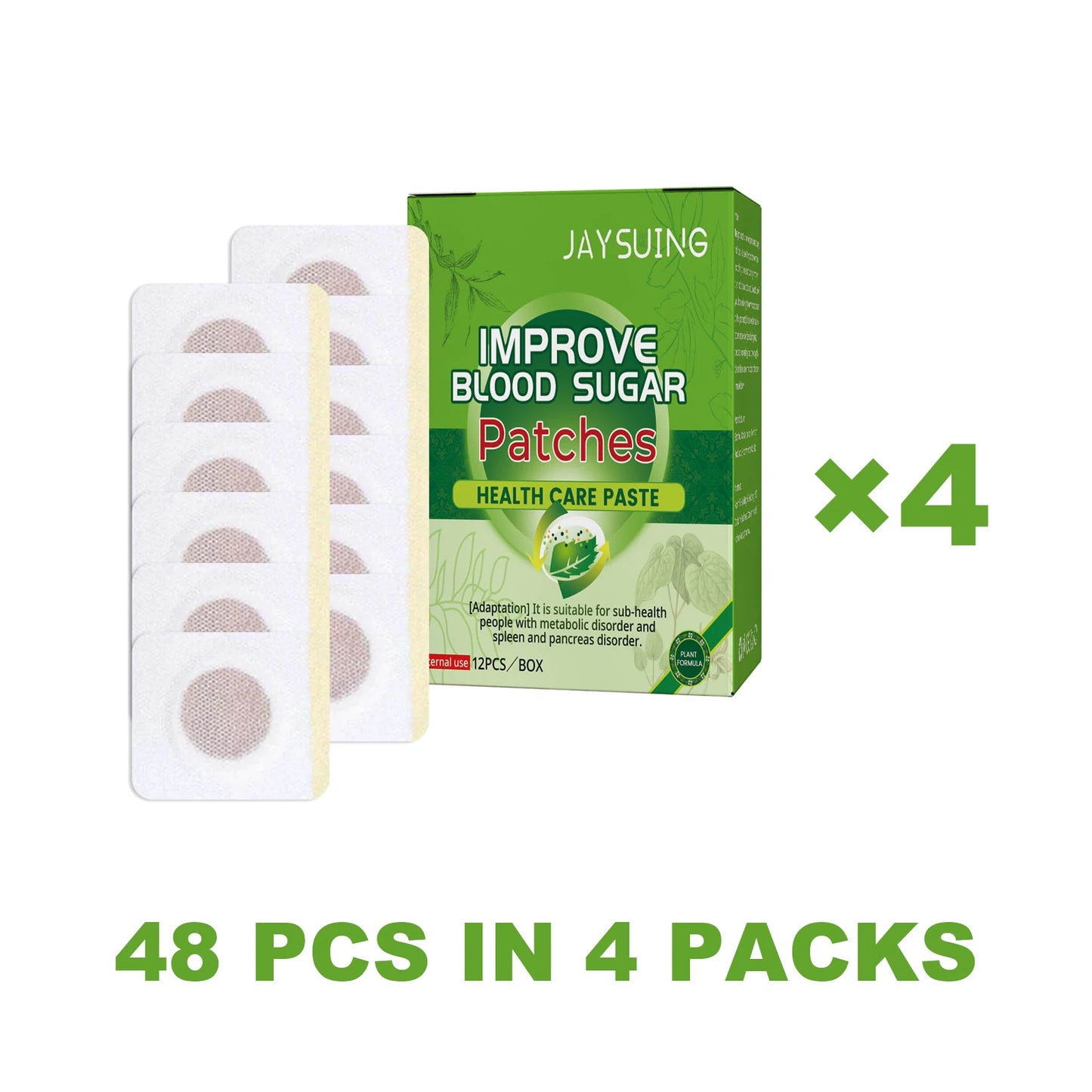 Jaysuing Natural Herbal Wellness Patch – Breathable 12-Pack