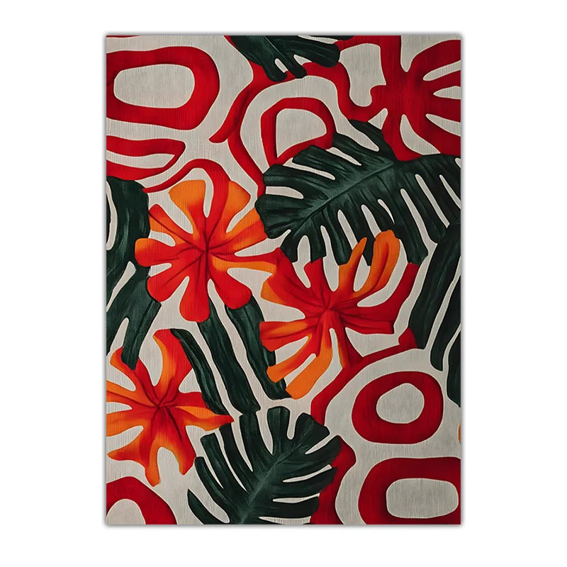 Boho Tropical Botanical Canvas Wall Art | Jungle Leaf Print Botanical Canvas Print Peaceful Pleasures Health and Wellness 02 15x20cm No Frame China Mainland
