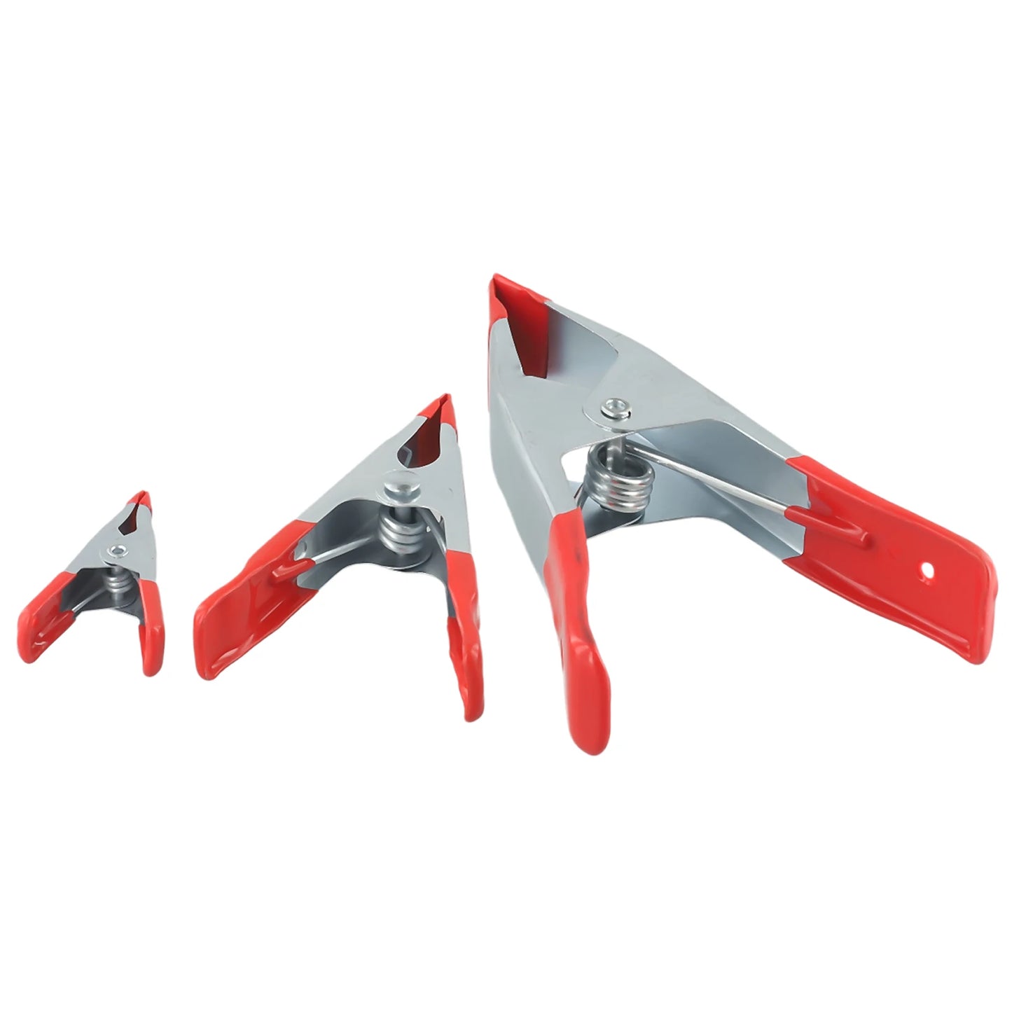 2 4 Metal A-shaped Clip Rubber Pads Heavy Duty Spring Clamps