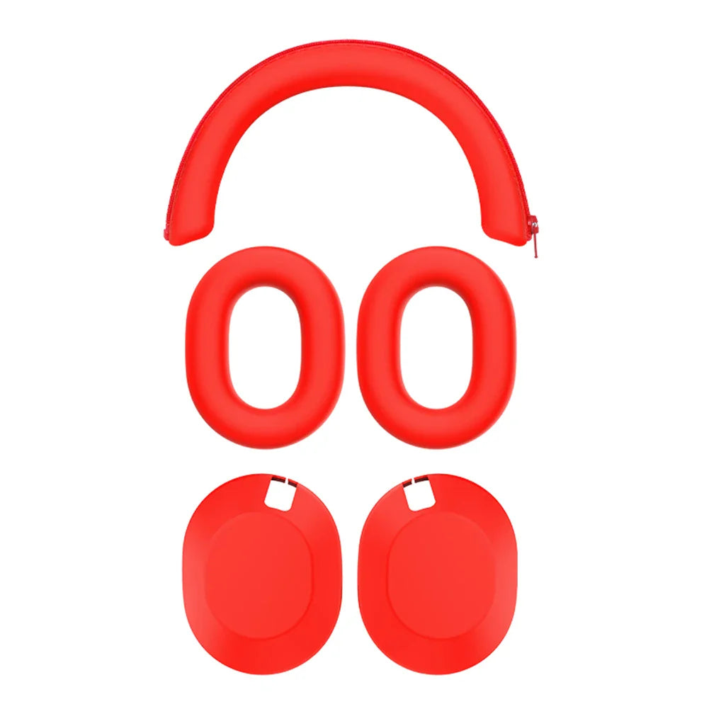 Silicone Ear Pad & Headband Cover Set for Sony WH-1000XM6