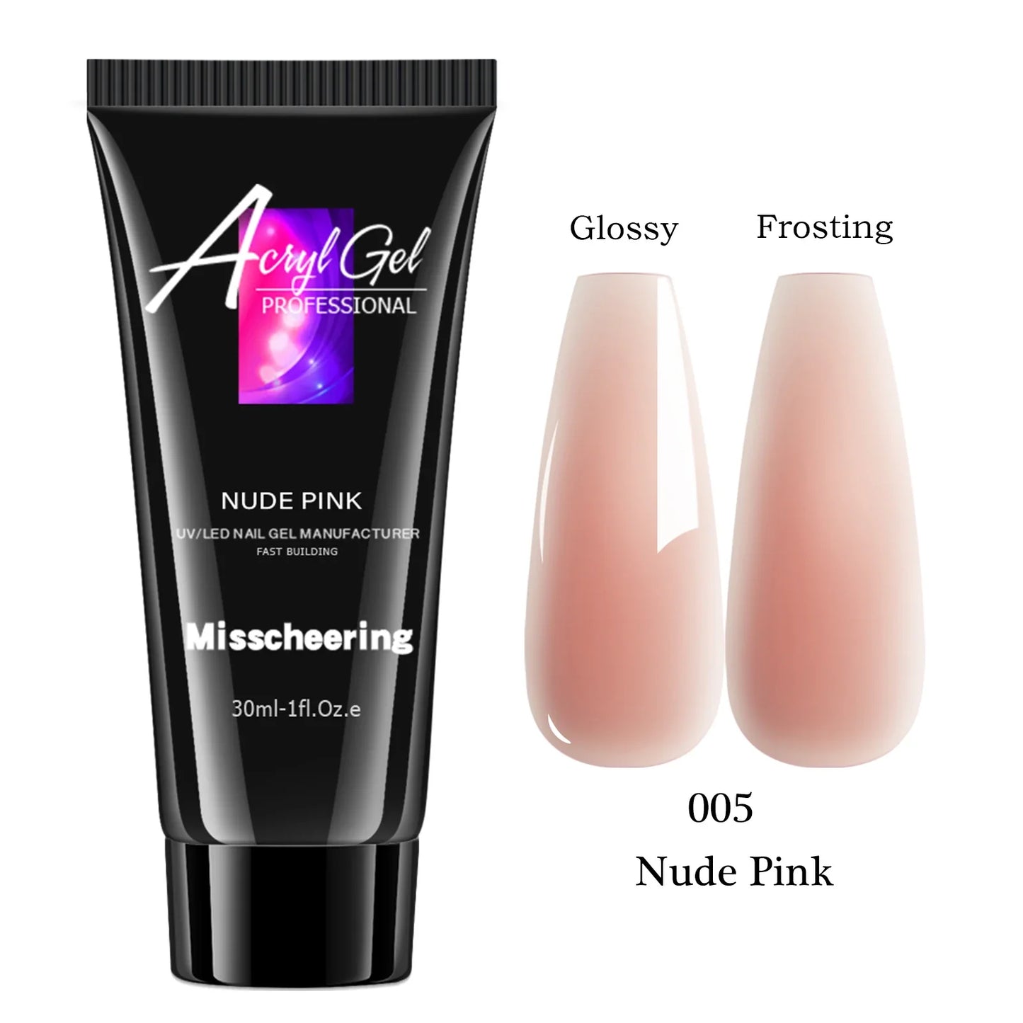 30ml Poly Nail Extension Gel UV/LED Builder – Solid Color