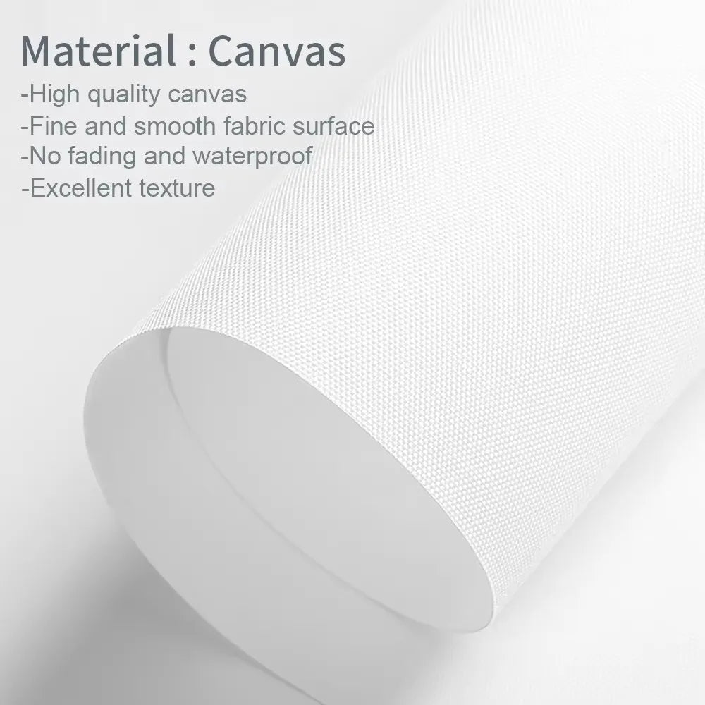 Mid-Century Modern Canvas Print Unframed Bauhaus Print Wide Panoramic Wall Art for Living Room Horizontal Canvas Black Circles Peaceful Pleasures Health and Wellness