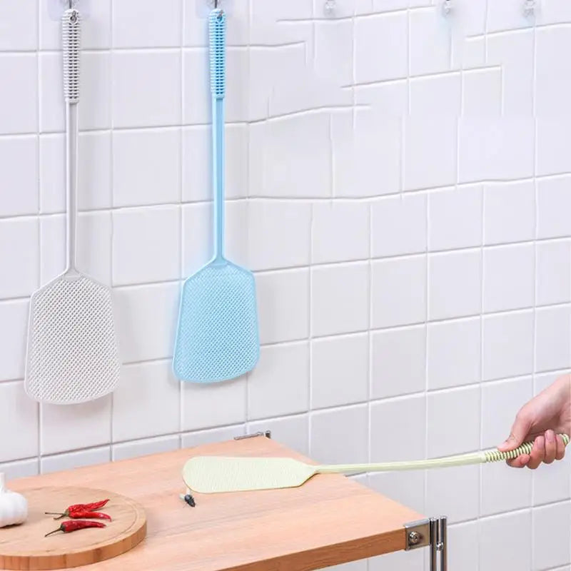 Fly Swatter Outdoor Fly Swatter Summer Mosquito Swatter Long Hand Control Fly Swatters Fly Repellent Supplies For Home Garden Peaceful Pleasures Health and Wellness