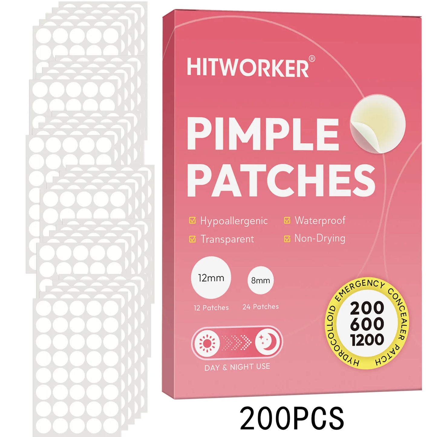 Hydrocolloid Acne Patches – Invisible, Waterproof | All Skin Types