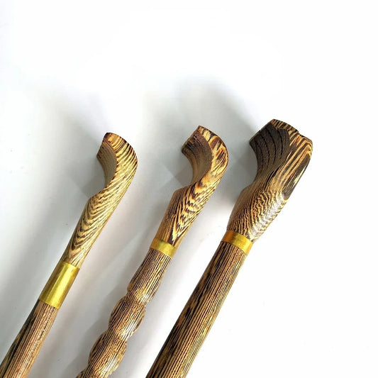 Bamboo Wood Back Scratcher – Long Handle Body Massager Back Scratcher Massager Peaceful Pleasures Health and Wellness