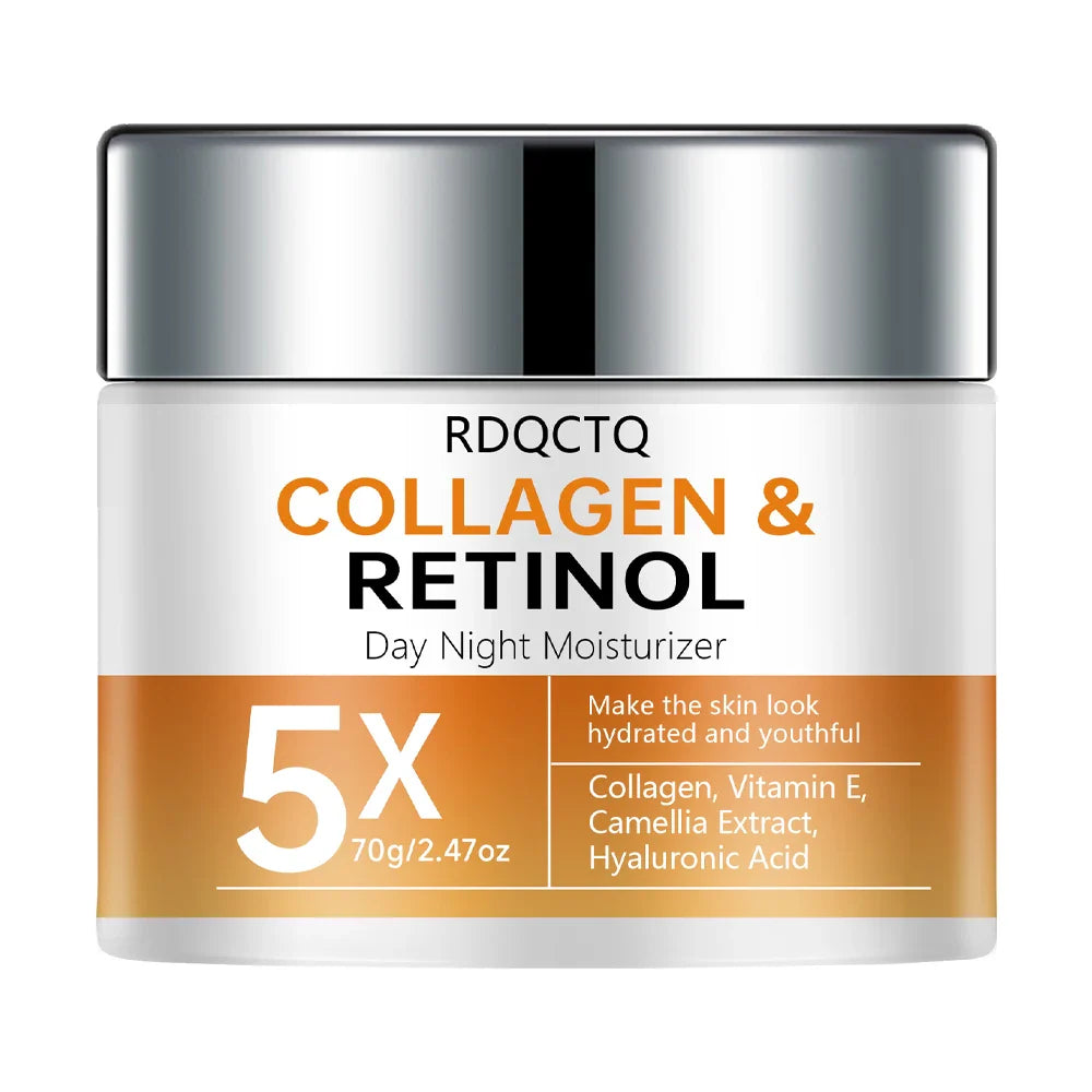 Retinol Collagen Day & Night Cream | Hyaluronic Acid + Vitamin E