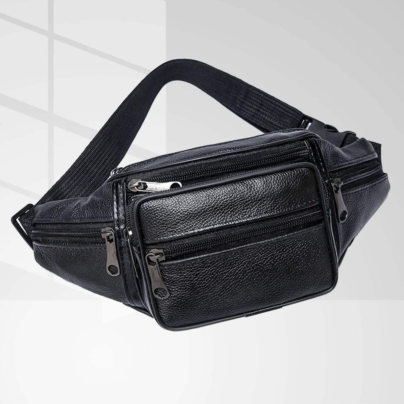 Unisex Crossbody Bags Fanny Pack Multi-pocket Shoulder Bag with Zipper Closure Gifts for Men Women Cross Body Peaceful Pleasures Health and Wellness