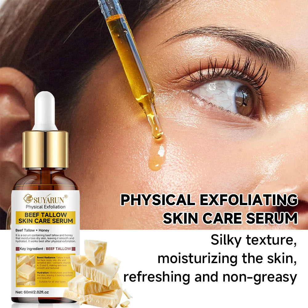 SUYARUN Tallow Exfoliating Serum | Face & Body Scrub