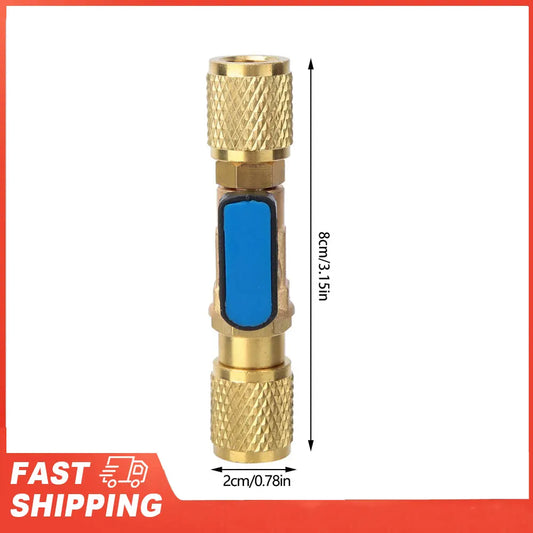 Brass Refrigeration Ball Valve Adapter Refrigerant Connector G1 4'' Peaceful Pleasures Health and Wellness Default Title