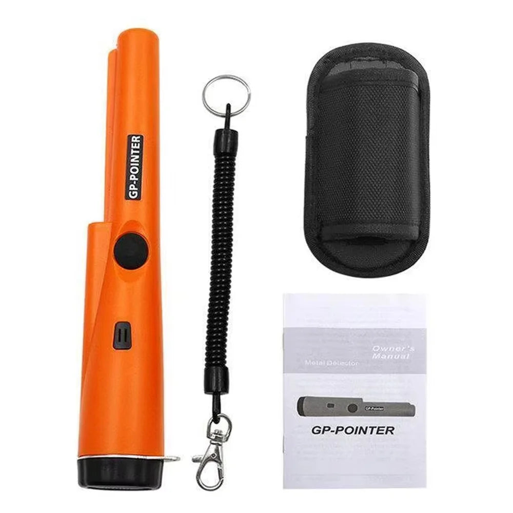Handheld Metal Detector Metal Pinpointing Rod Detector GP-pointer Waterproof IP66 Metal Gold Detector Tester For Coin Gold Peaceful Pleasures Health and Wellness orange