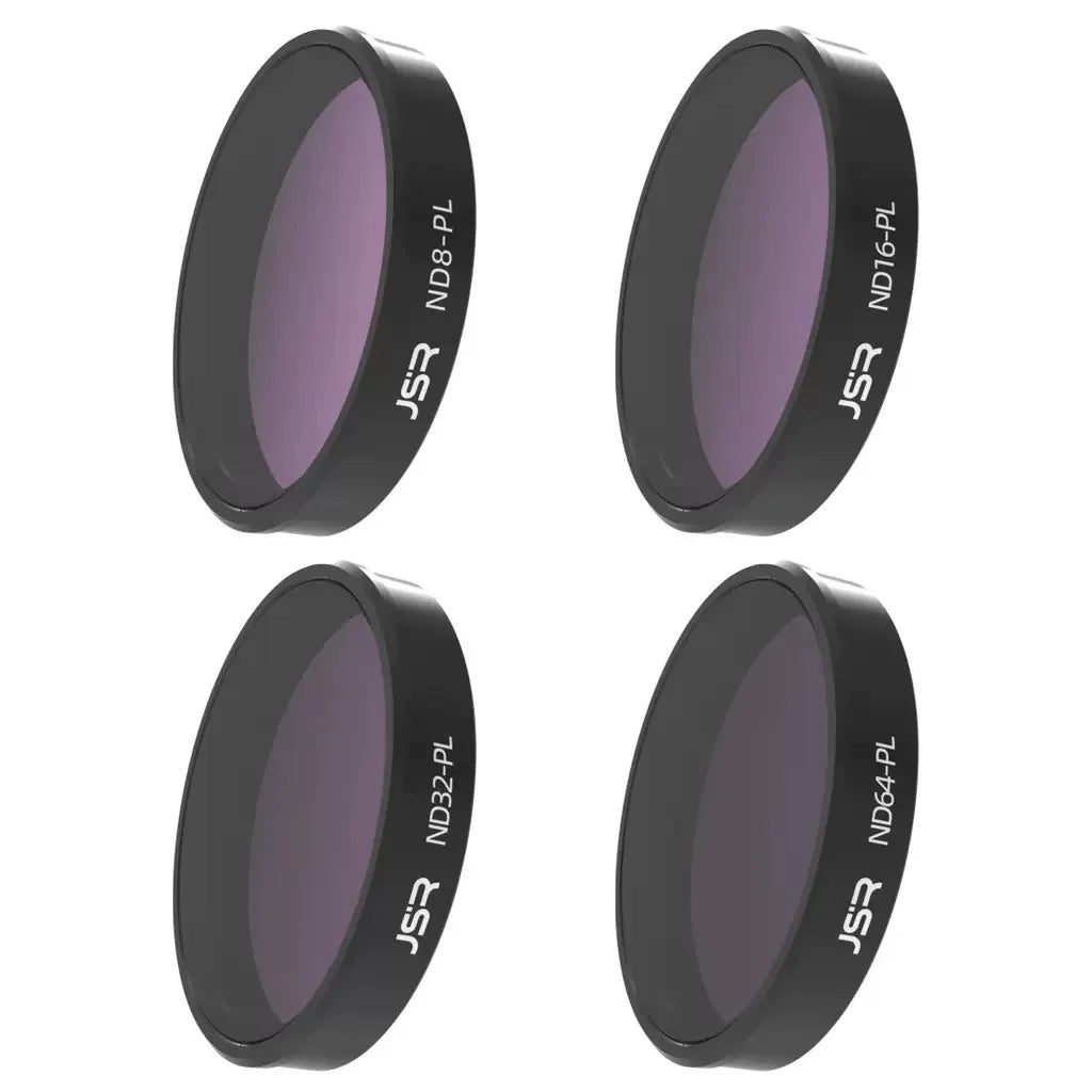 JSR Lens Filters for DJI Osmo Action 5 Pro/4/3 – UV CPL ND Set