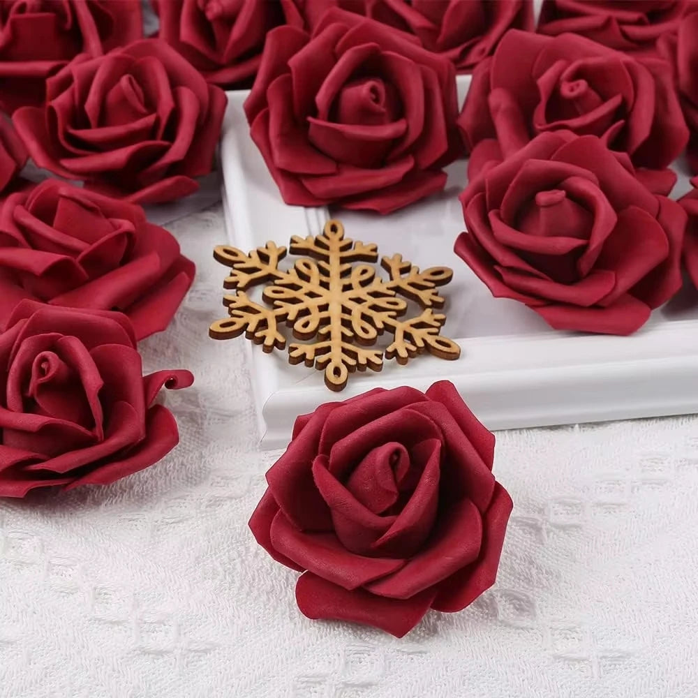 Artificial PE Foam Rose Heads – Wedding & Home Décor DIY