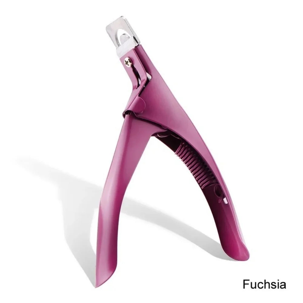 Acrylic Nail Clipper Magnetic U-Cut | Gel & False Nail Cutter