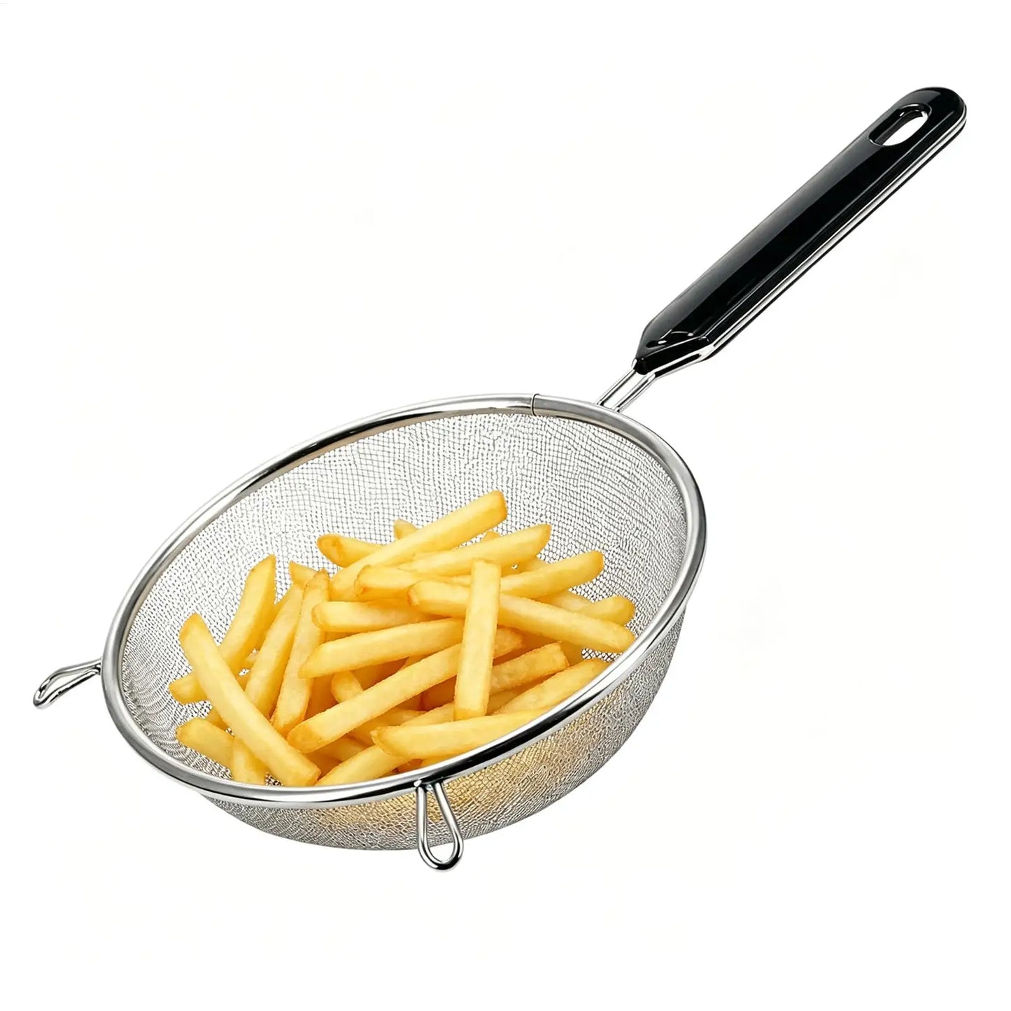 304 Stainless Steel Fine Mesh Kitchen Strainer Spoon