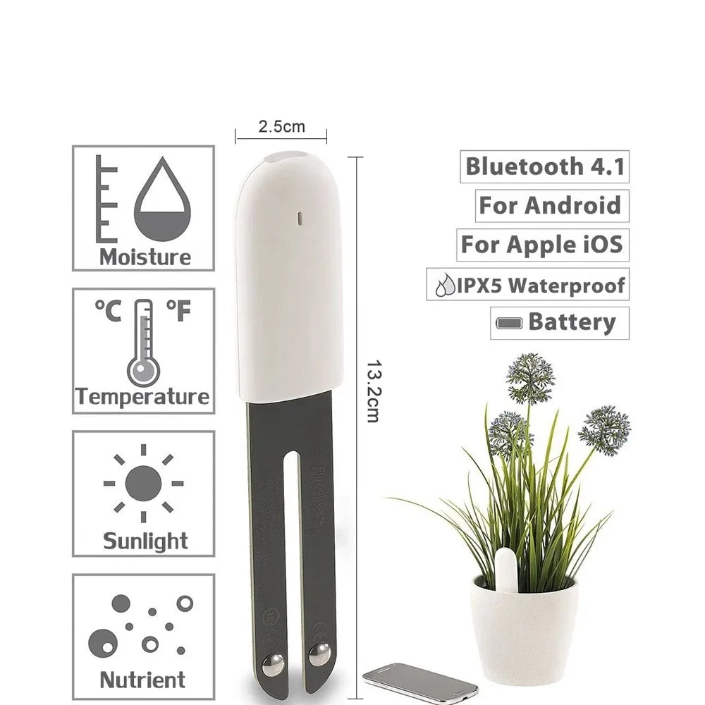 HHCC Flora Monitor Garden Care Plant Grass Soil Water Fertility Smart Tester Sensor Flower Garden Detector For Xiaomi Mijia Peaceful Pleasures Health and Wellness
