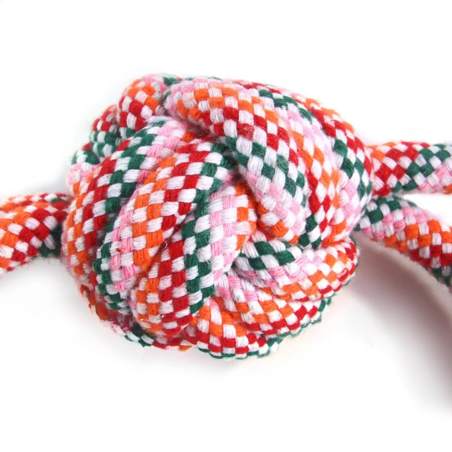 Durable Knotted Cotton Rope Dog Toy for All Breeds
