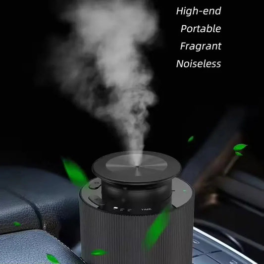 Car Air Freshener Waterless Essential Oil Diffuser Auto ON/Off Electric USB Rechargeable 10ML Scent Aroma Diffuser for Car Peaceful Pleasures Health and Wellness