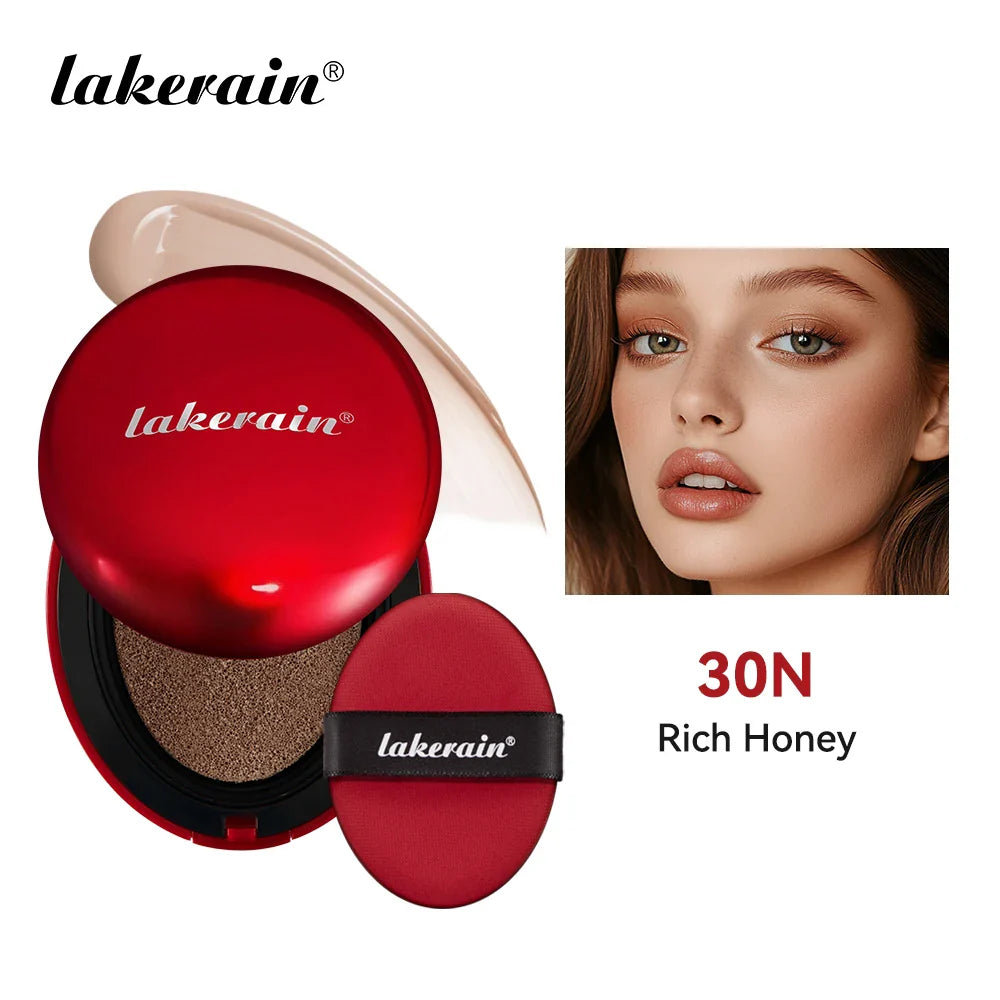 Lakerain Cushion Foundation – Full Coverage, SPF, 72H Wear