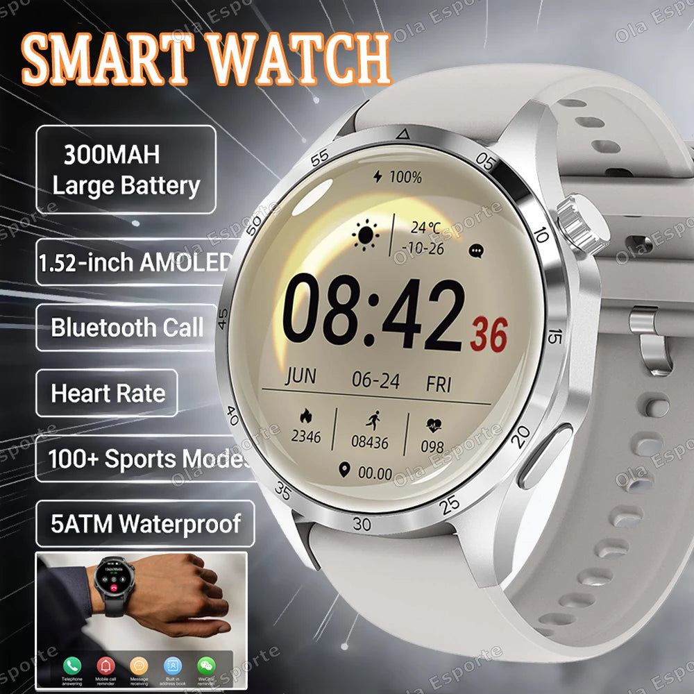 Ola Esporte 1.52" Smart Watch – Bluetooth Call & Fitness Tracker