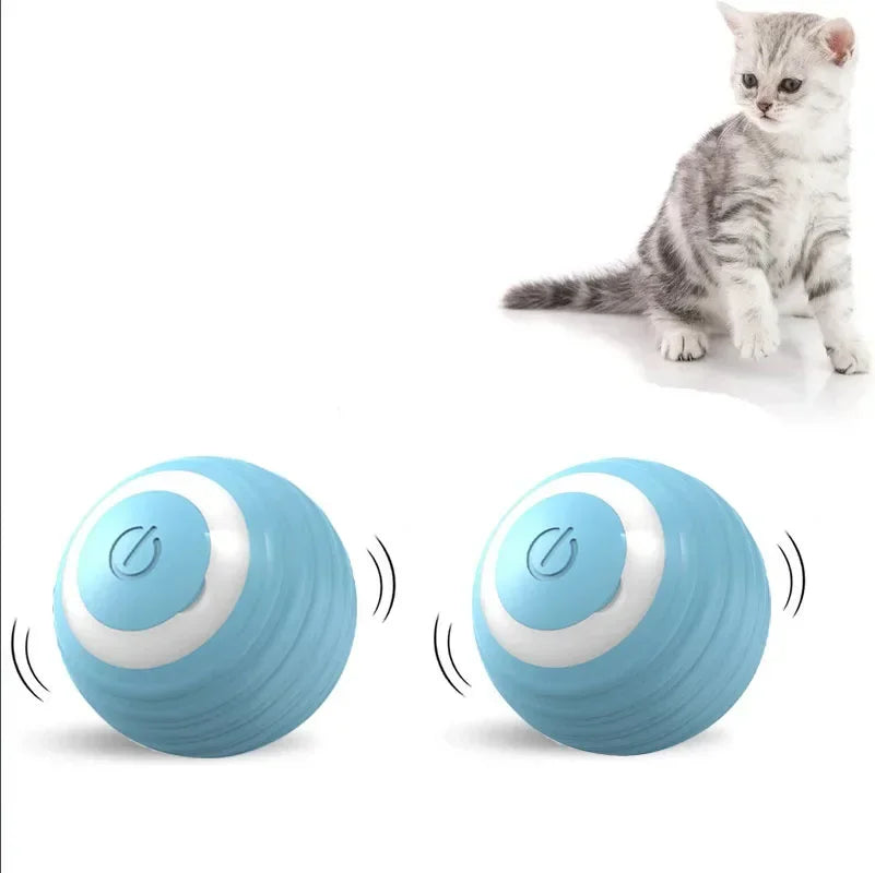 Electric Auto-Rolling Cat Ball Toy | USB Rechargeable Interactive