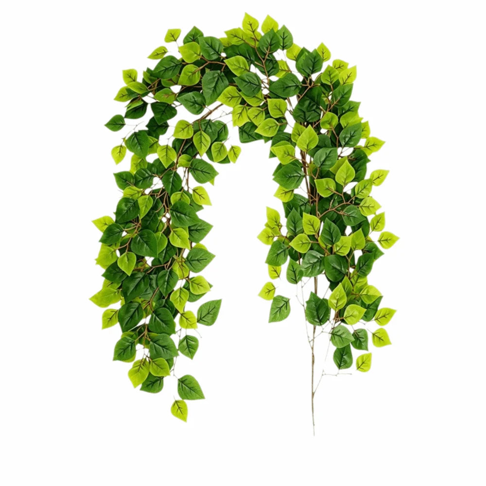 Artificial Silk Willow Vine Garland 180cm – Green Leaf Décor