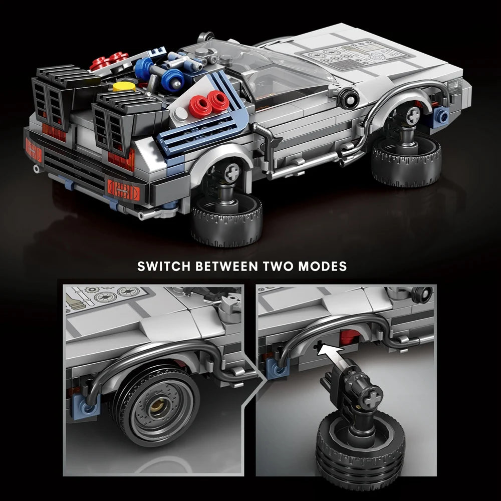 1 24 Classic Movie Racing Car Building Blocks MOC Model Sport Cars